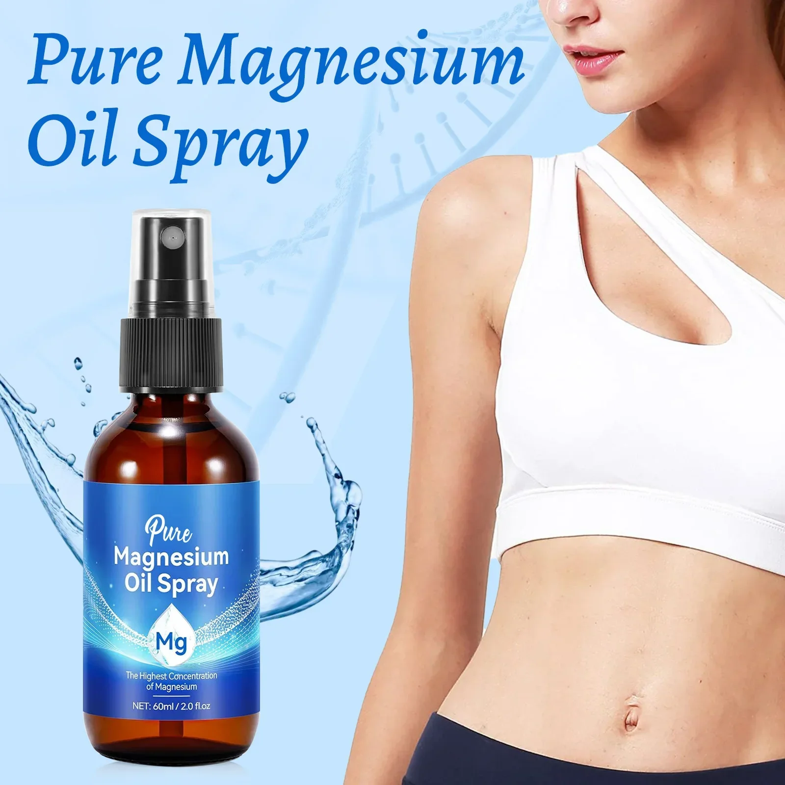 Bath Salts Magnesium - Magnesium Body Oil Spray 60ml 10