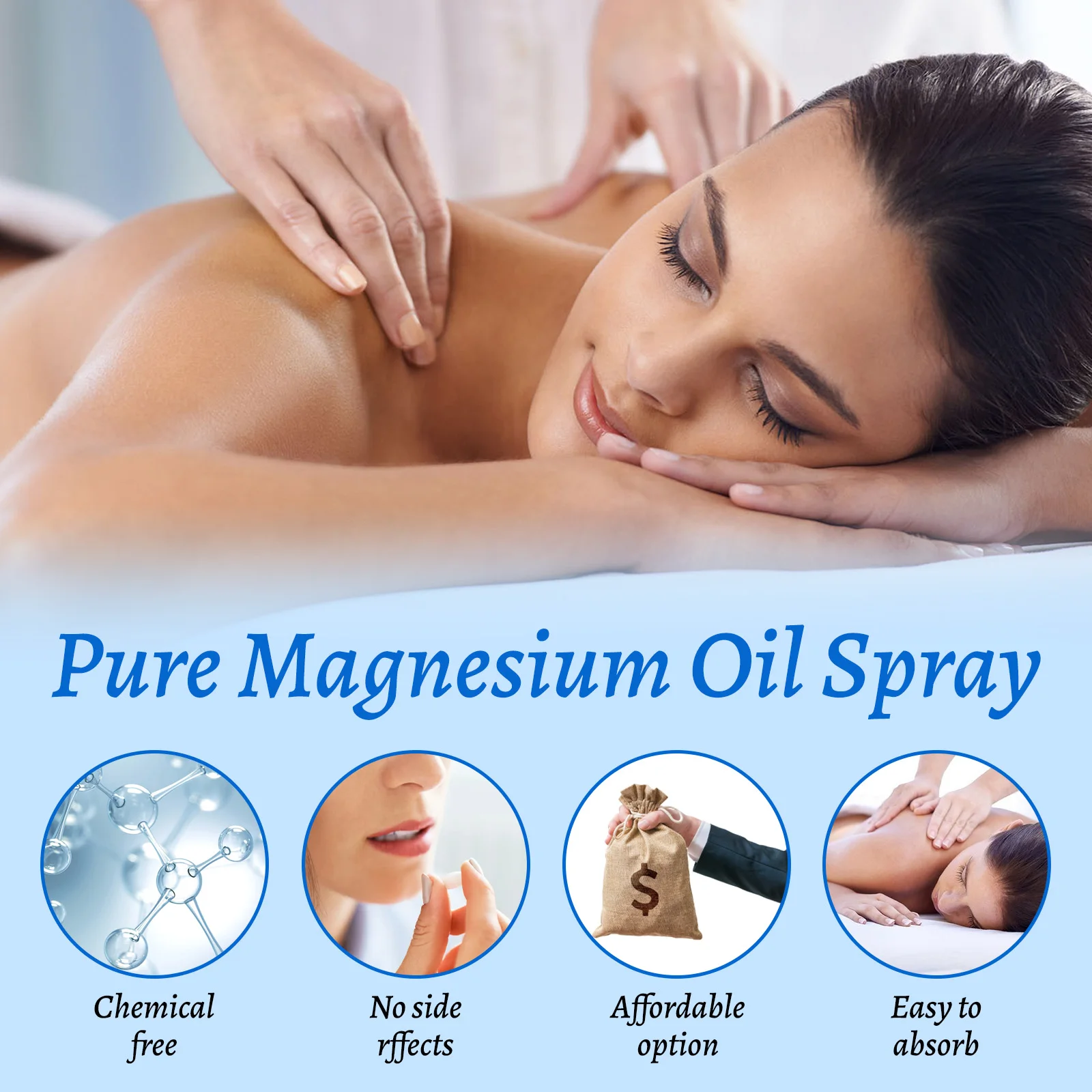 Magnesium Oil Spray 60ml Muscl - Bath Salts Magnesium recension och pris