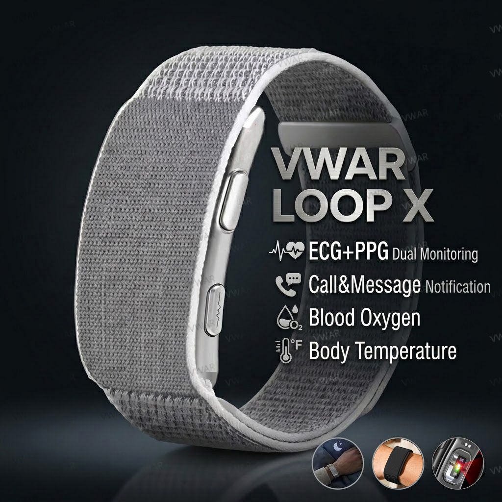 VWAR Loop X ECG Smart Bracelet - Xbody Health & Wellness recension och pris