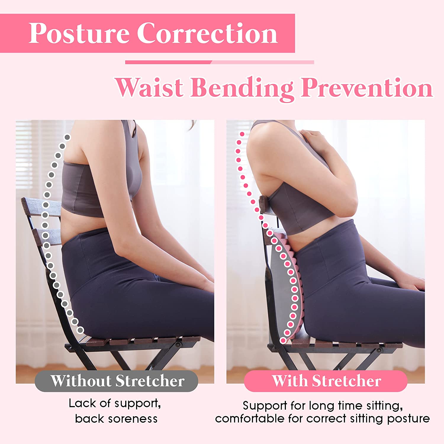 Lower Back Pain Relief Treatme - Back Stretcher Lumbar recension och pris
