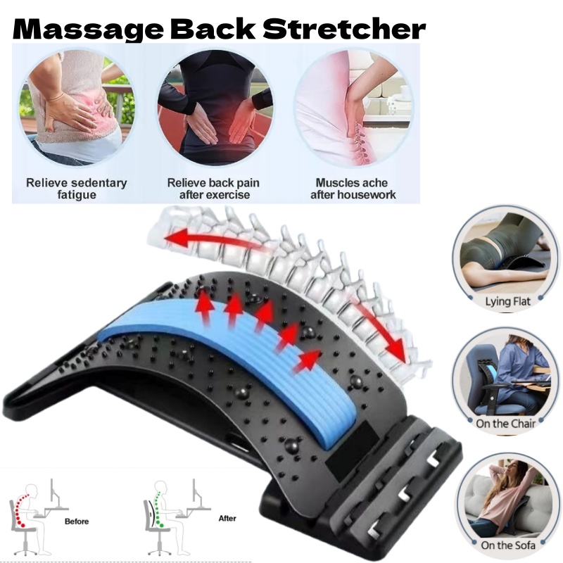 Back Muscle Relax Stretch Equi - Back Stretcher Lumbar recension och pris