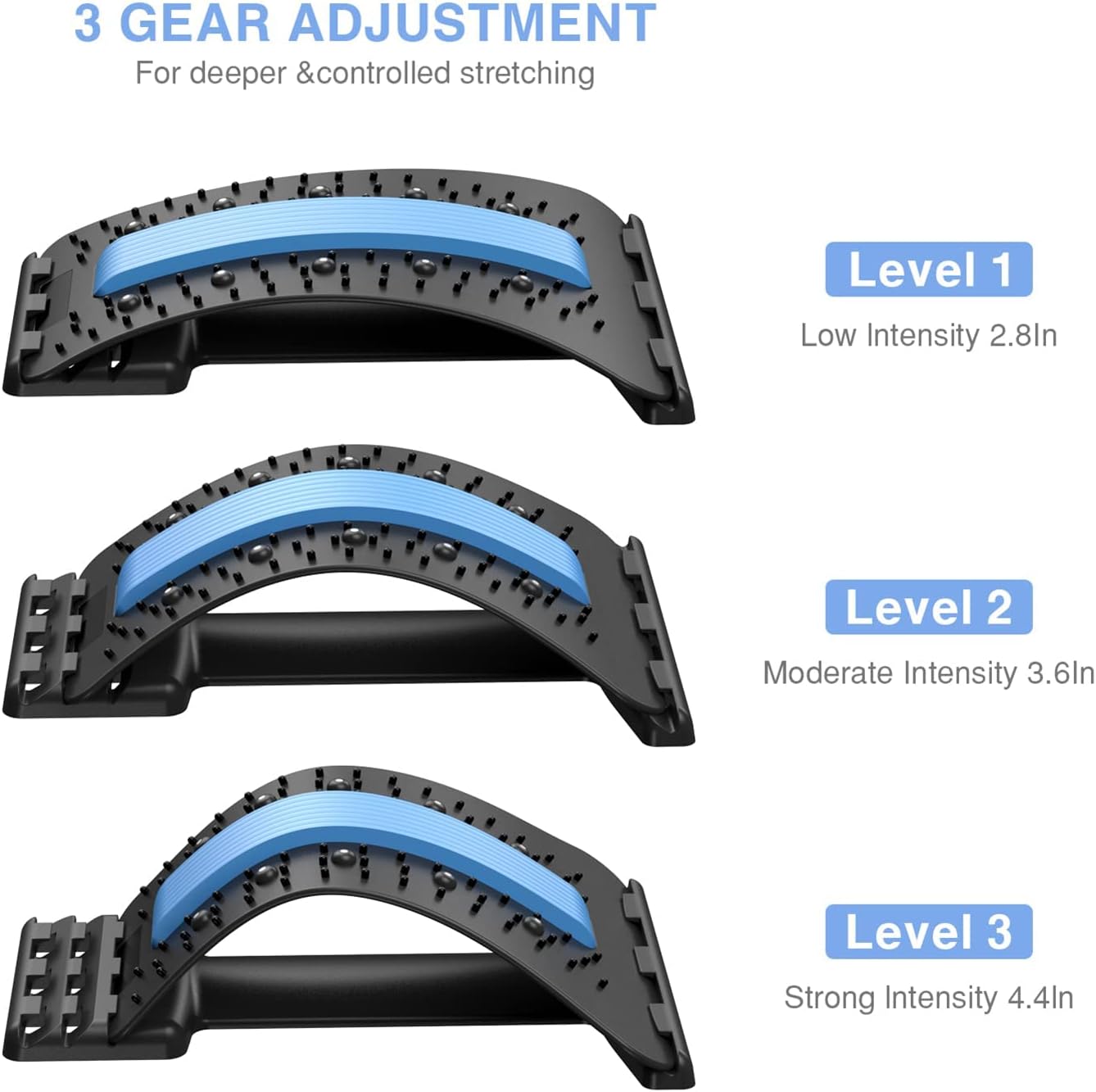 Magnetic Back Massage Muscle R - Back Stretcher Lumbar recension och pris