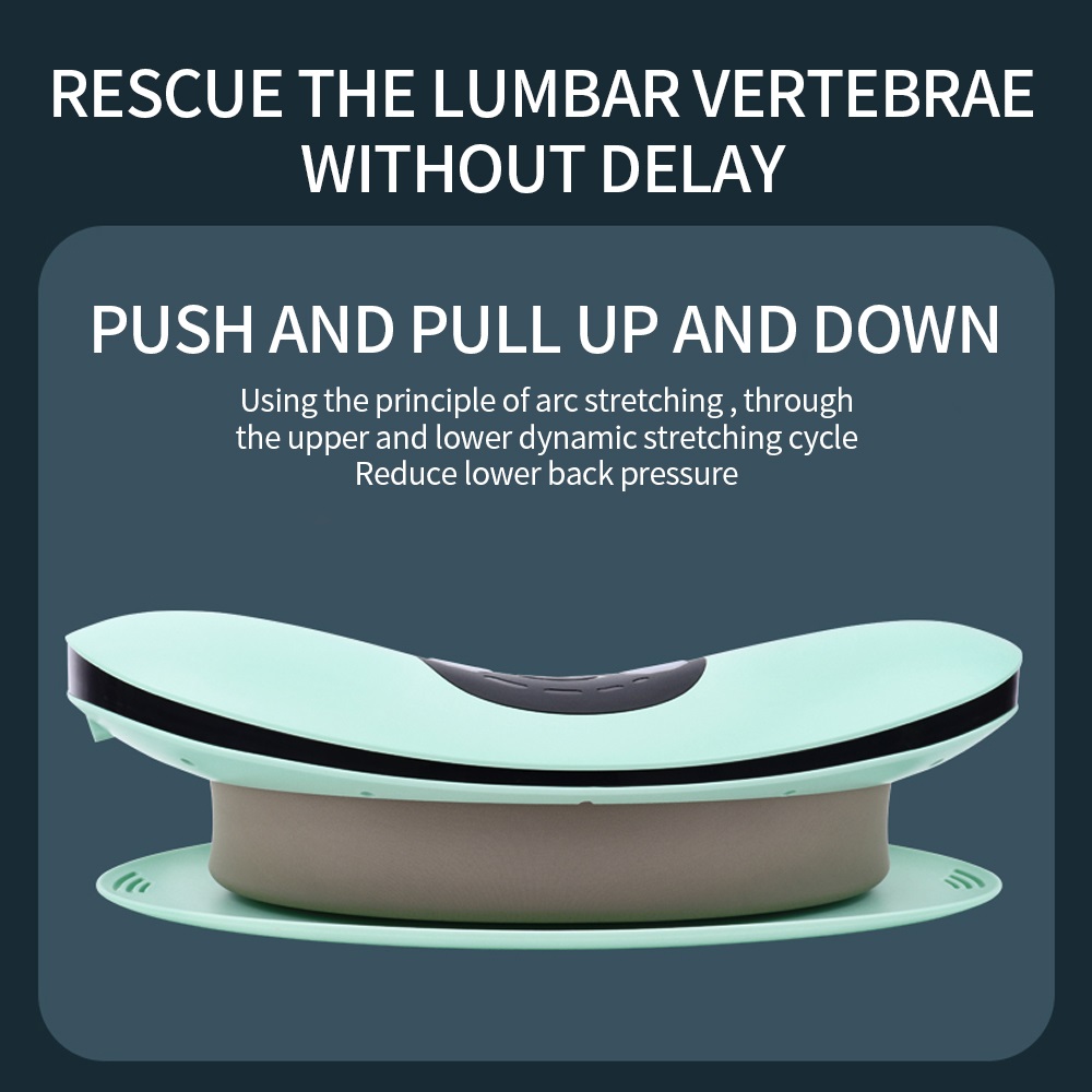 Electric Waist Traction Massag - Back Stretcher Lumbar recension och pris