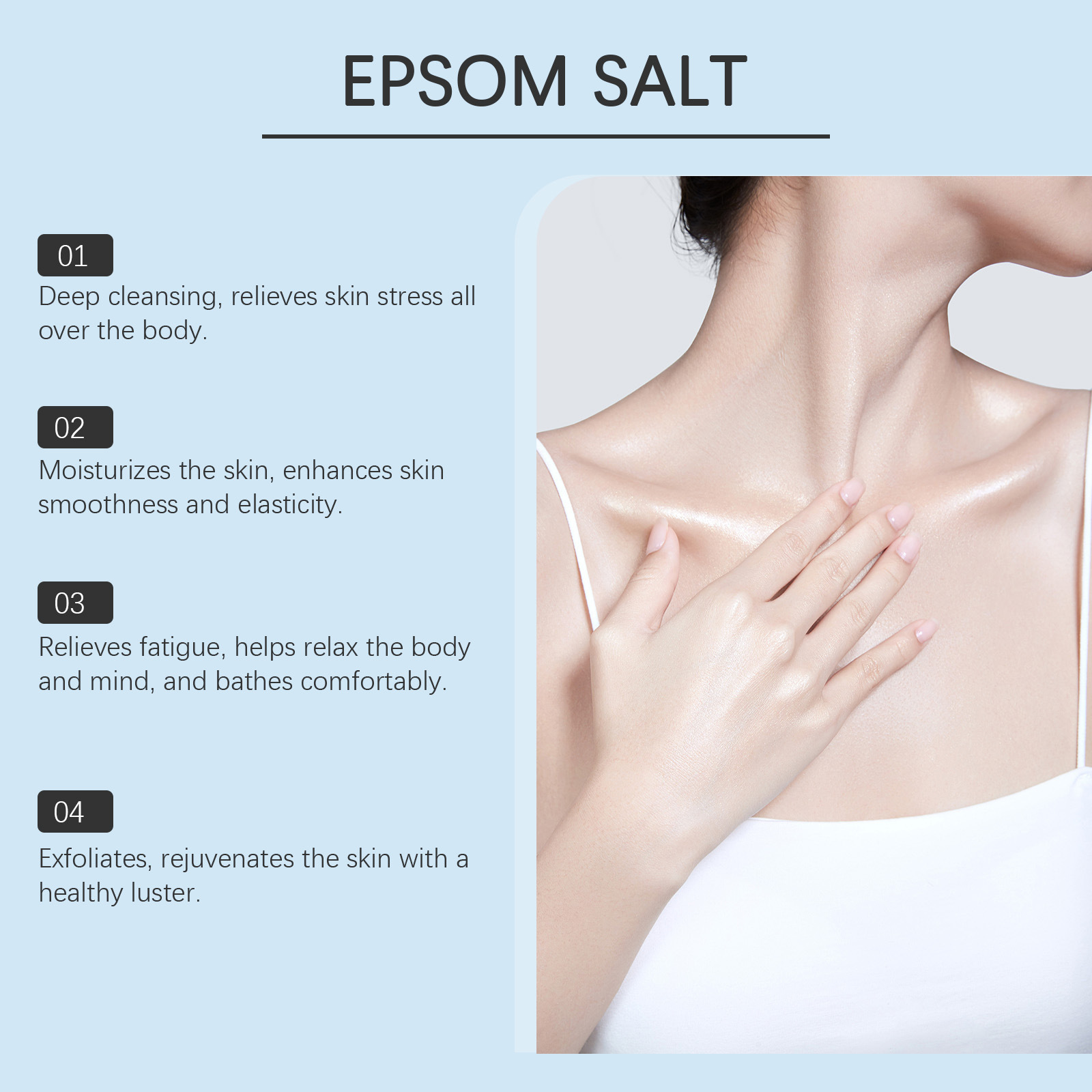 Epsom Salt Magnesium Sulfate M - Bath Salts Magnesium recension och pris