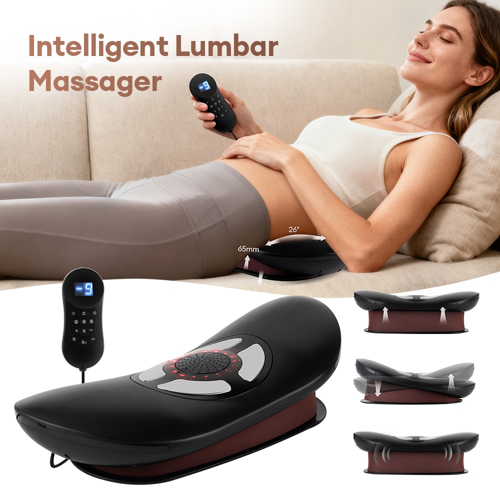 Electric Waist Traction Massag - Back Stretcher Lumbar recension och pris