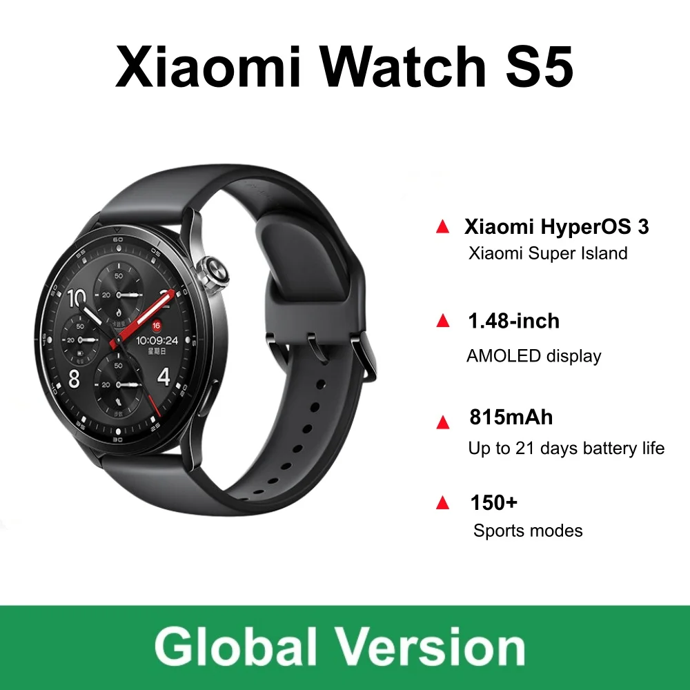 Global Version Xiaomi Watch S5 - Xbody Health & Wellness recension och pris