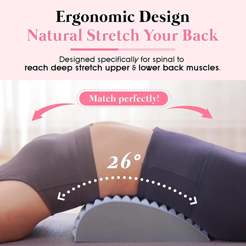 Lower Back Pain Relief Treatme - Back Stretcher Lumbar recension och pris
