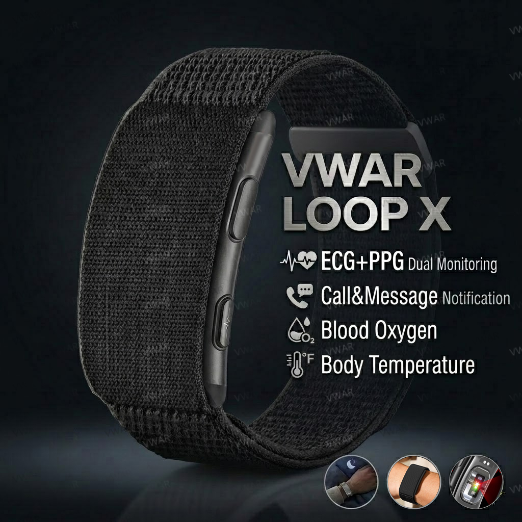 VWAR LOOP X ECG Smart Bracelet - Xbody Health & Wellness recension och pris